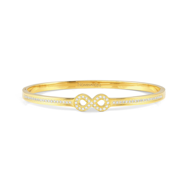 PULSEIRA NOMINATION PRETTY BANGLES INFINITO DOURADA