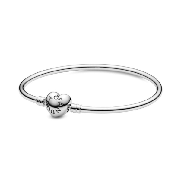 BANGLE PANDORA FECHO CORAÇÃO
