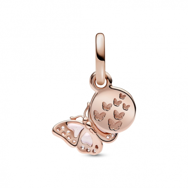 PENDENTE PANDORA BORBOLETA ROSE