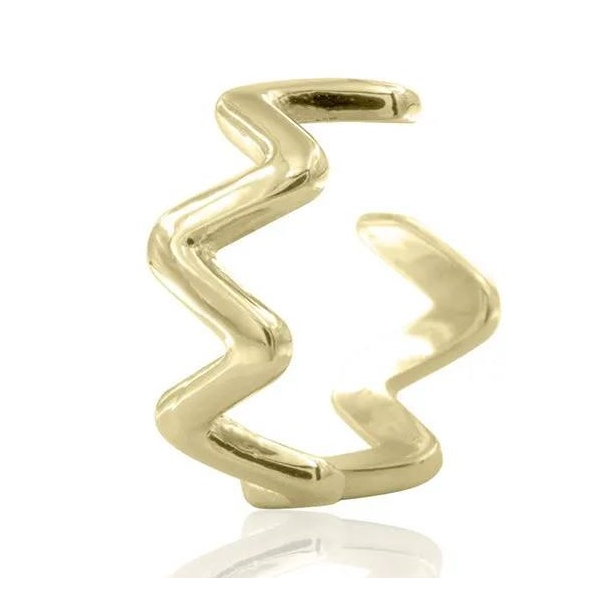 EARCUFF PRATA DOURADA