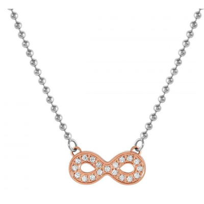 COLAR NOMINATION SOFFIO D'AMORE INFINITO ROSE