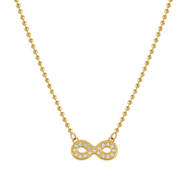 COLAR NOMINATION SOFFIO D'AMORE INFINITO DOURADO