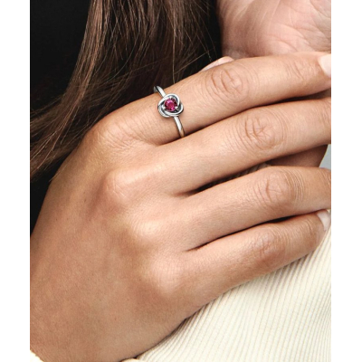 ANEL PINK ETERNITY CIRCLE RING