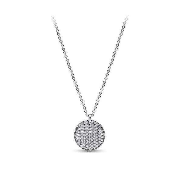 COLAR PANDORA TIMELESS PAVÉ ROUND