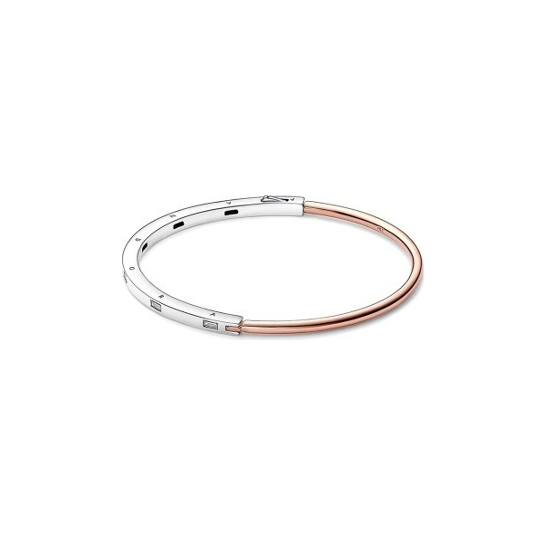ESCRAVA PANDORA SIGNATURE BICOLOR
