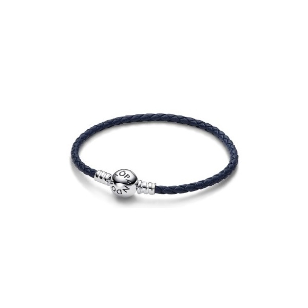 PULSEIRA PANDORA CABEDAL AZUL ESCURO