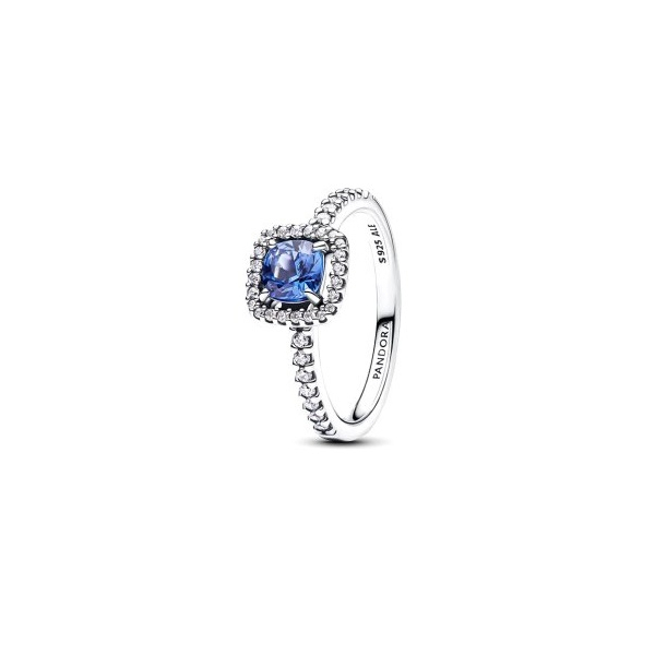 ANEL PANDORA QUADRADO AZUL