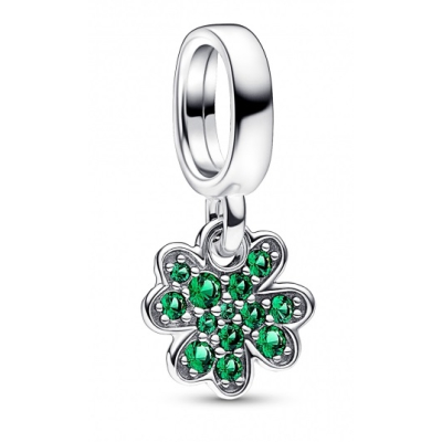 PENDENTE PANDORA TREVO VERDE