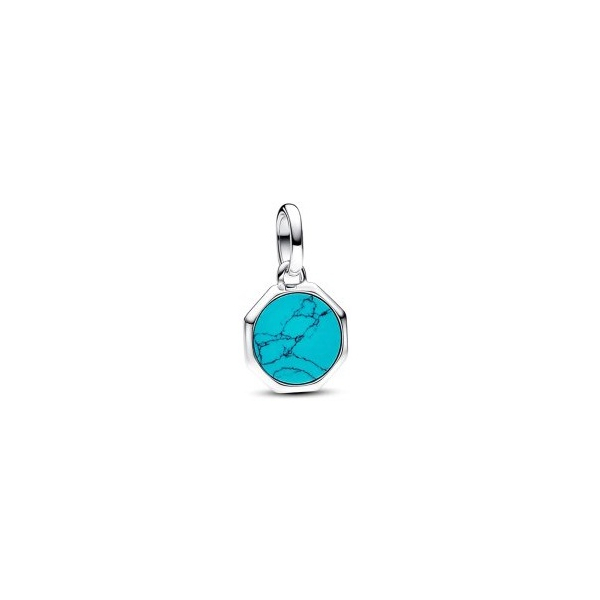MINI MEDALHAO PANDORA ME TURQUESA