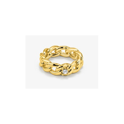 ANEL RADIANT MULHER GAGA CHAIN DOURADO