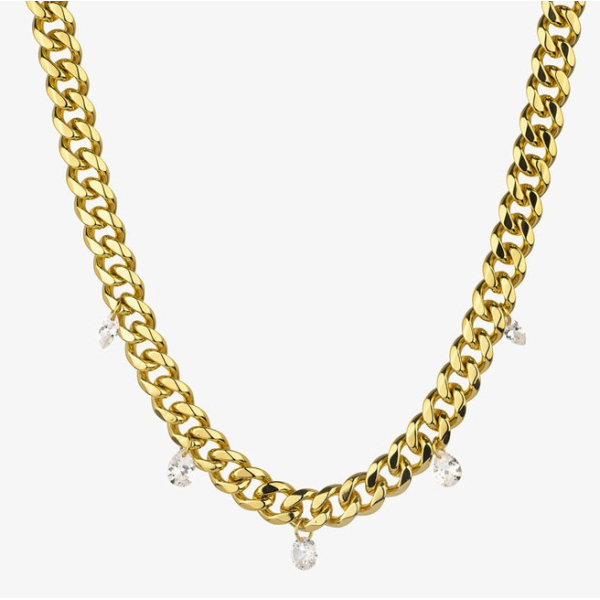 COLAR RADIANT MULHER GAGA QUEEN DOURADO