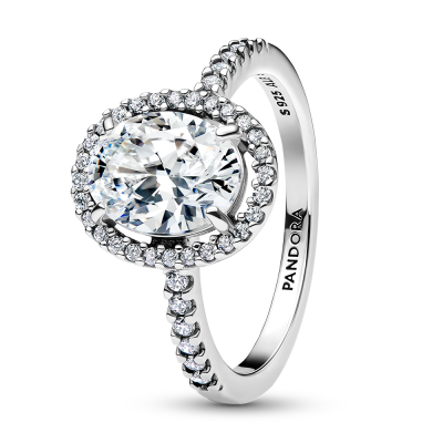 ANEL PANDORA OVAL SPARKLING HALO