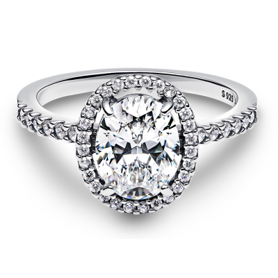 ANEL PANDORA OVAL SPARKLING HALO