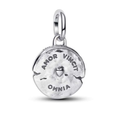 PENDENTE PANDORA MINI MEDALHAO CORAÇAO