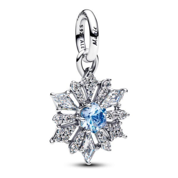 PENDENTE PANDORA DISNEY RAINHA ELSA FLOCO NEVE