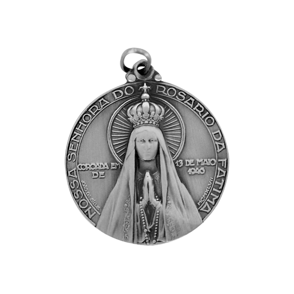 MEDALHA NªSª FATIMA COROADA
