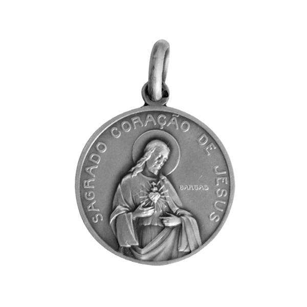 MEDALHA CORAÇAO MARIA C/CORAÇAO JESUS