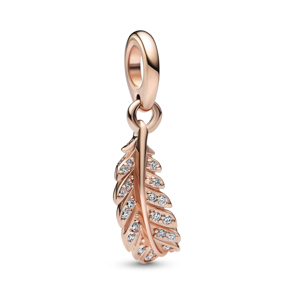 PENDENTE PANDORA ROSE PENA CURVADA