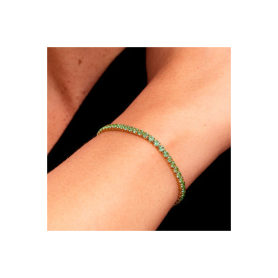 PULSEIRA PANDORA TENIS VERDE BRILHANTE