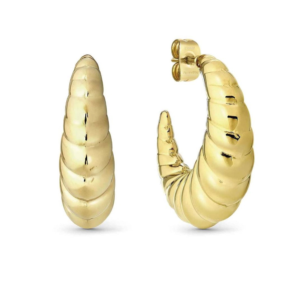 BRINCOS NOMINATION ECCLETTICA CROISSANT DOURADO