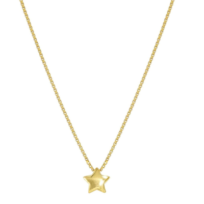COLAR NOMINATION ARMONICA ESTRELA DOURADA