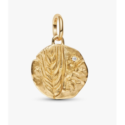 CONTA PANDORA MEDALHÃO TRIGO