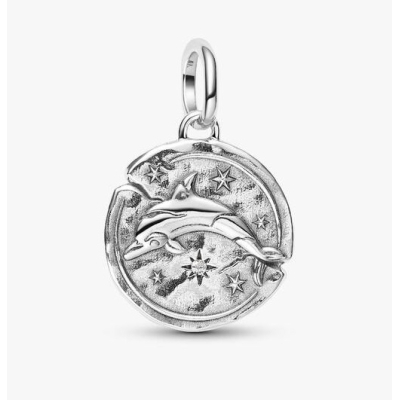 CONTA PANDORA MEDALHÃO GOLFINHO