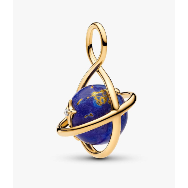 PENDENTE PANDORA PLANETA AZUL