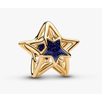 CONTA PANDORA ESTRELA DOURADA