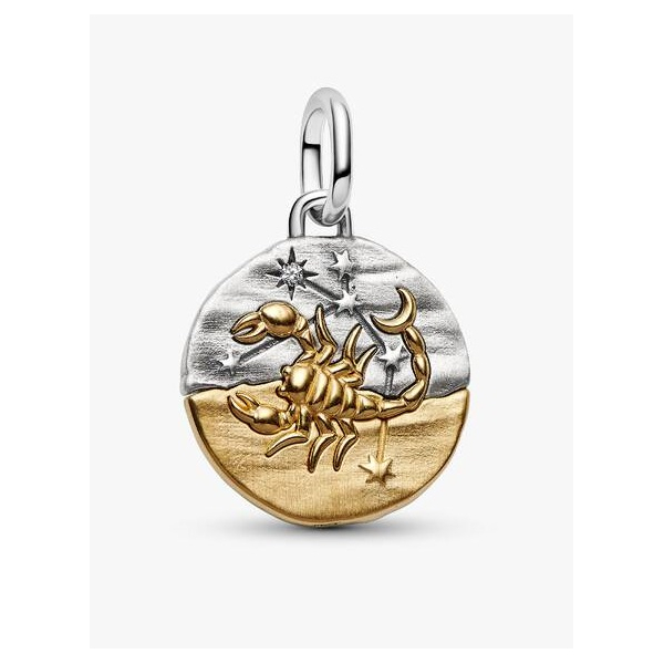 CONTA PANDORA MEDALHÃO ESCORPIAO