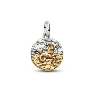 CONTA PANDORA MEDALHÃO CAPRICORNIO