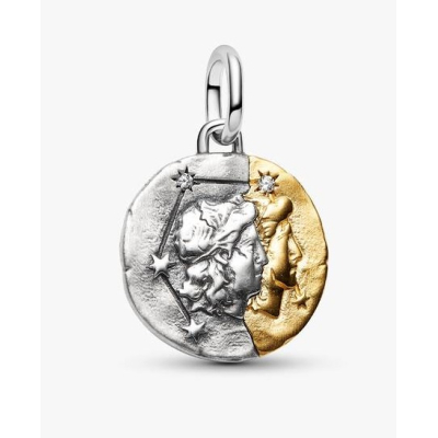 CONTA PANDORA MEDALHÃO GEMEOS