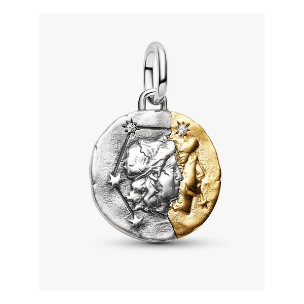 CONTA PANDORA MEDALHÃO GEMEOS