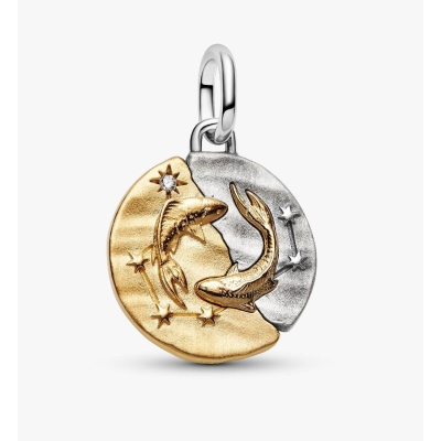 CONTA PANDORA MEDALHÃO PEIXES